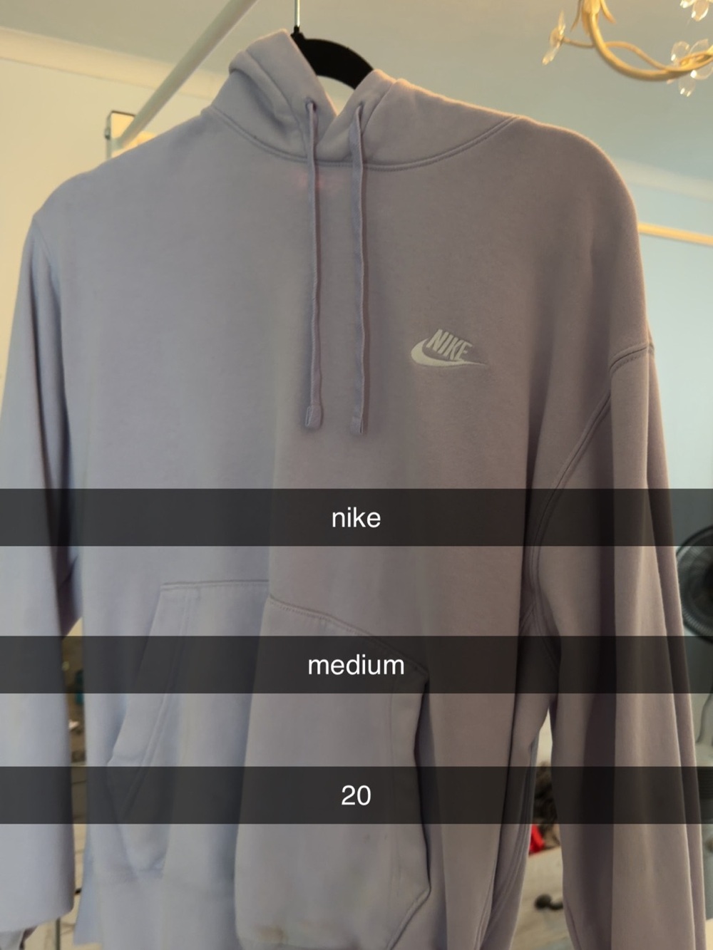 Nike Lavender Pullover Hoodie